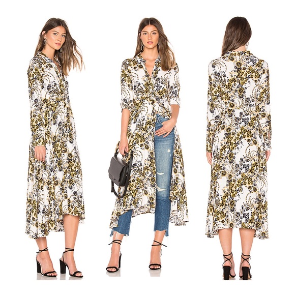 Free People Dresses & Skirts - NWT Free People Ivory Boho Tough Love Shirtdress 2